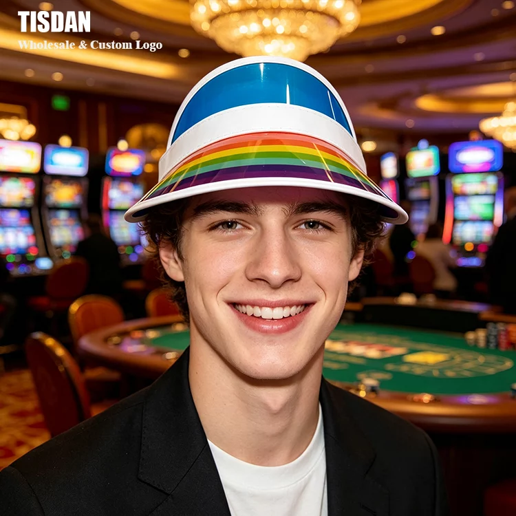 Holographic Rainbow Trim Sun Visor