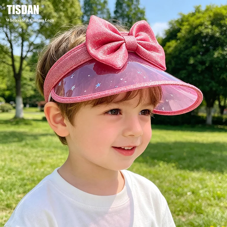 Custom Iridescent Visor Hat pink Sports Sun Visor ()