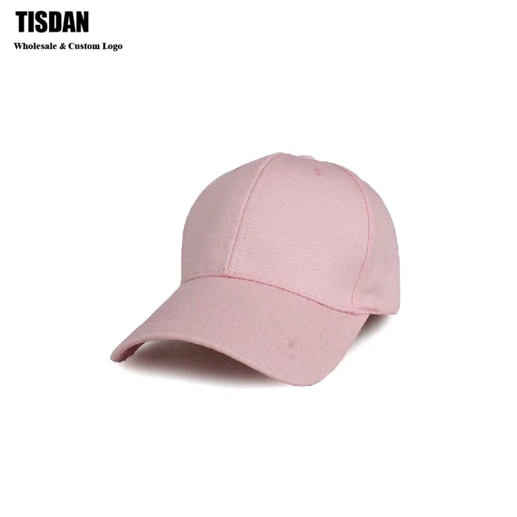 Customizable Embroidery Baseball Cap Pink – Small MOQ Unisex Adjustable Sports Dad Hat